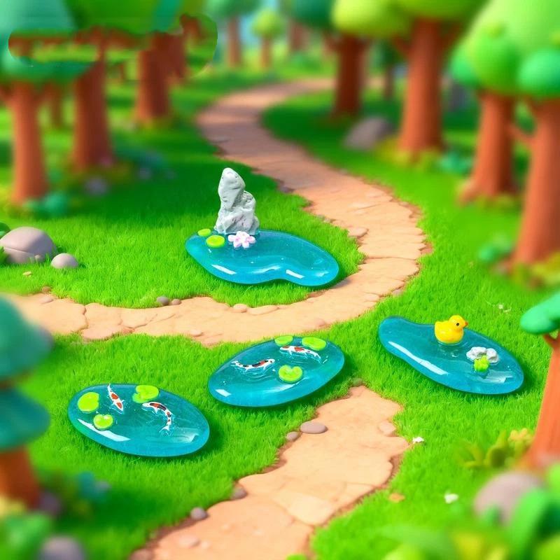 Koi Duck Lotus Mini Resin Pond - Bonsai Garden With Koi Pond recension och pris