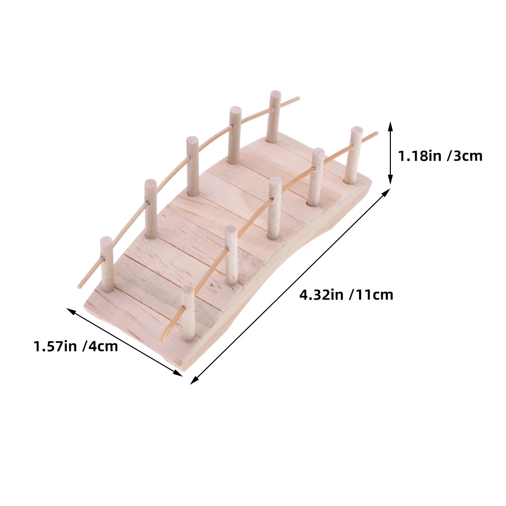 2Pcs Miniature Arch Bridge Vin - Bonsai Garden Landscape Design recension och pris