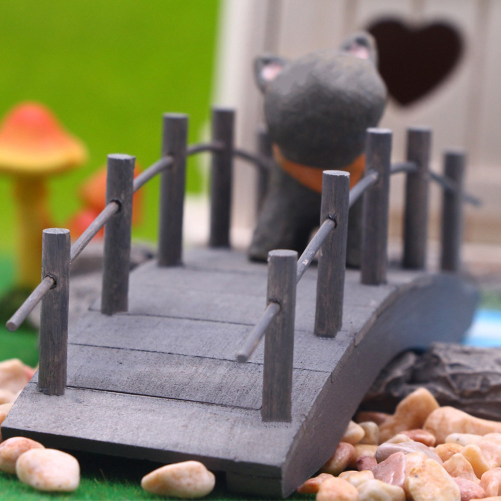 2Pcs Miniature Vintage Wooden  - Bonsai Garden Landscape Design recension och pris