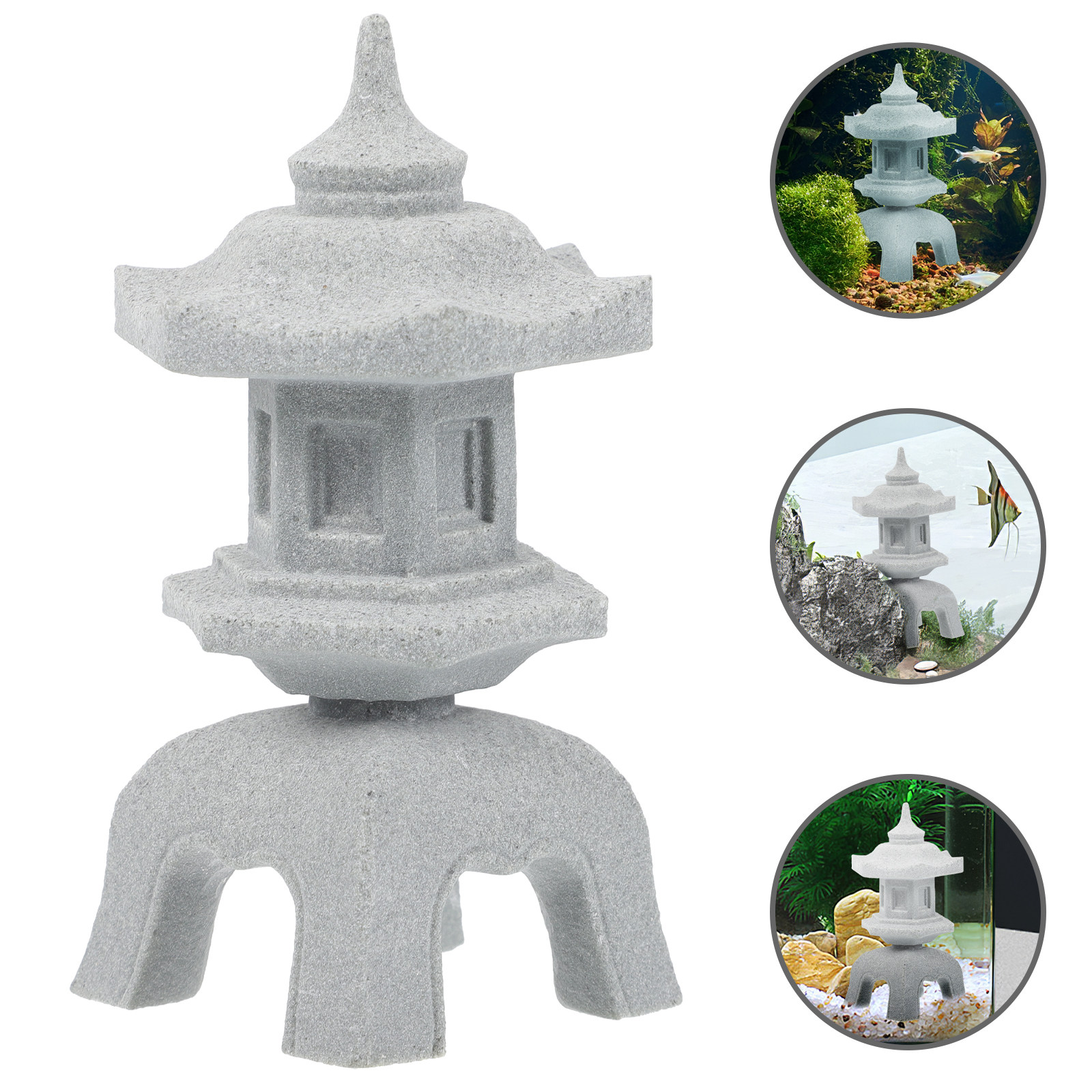 Premium Stone Lamp Shape Aquar - Bonsai Garden Landscape Design recension och pris