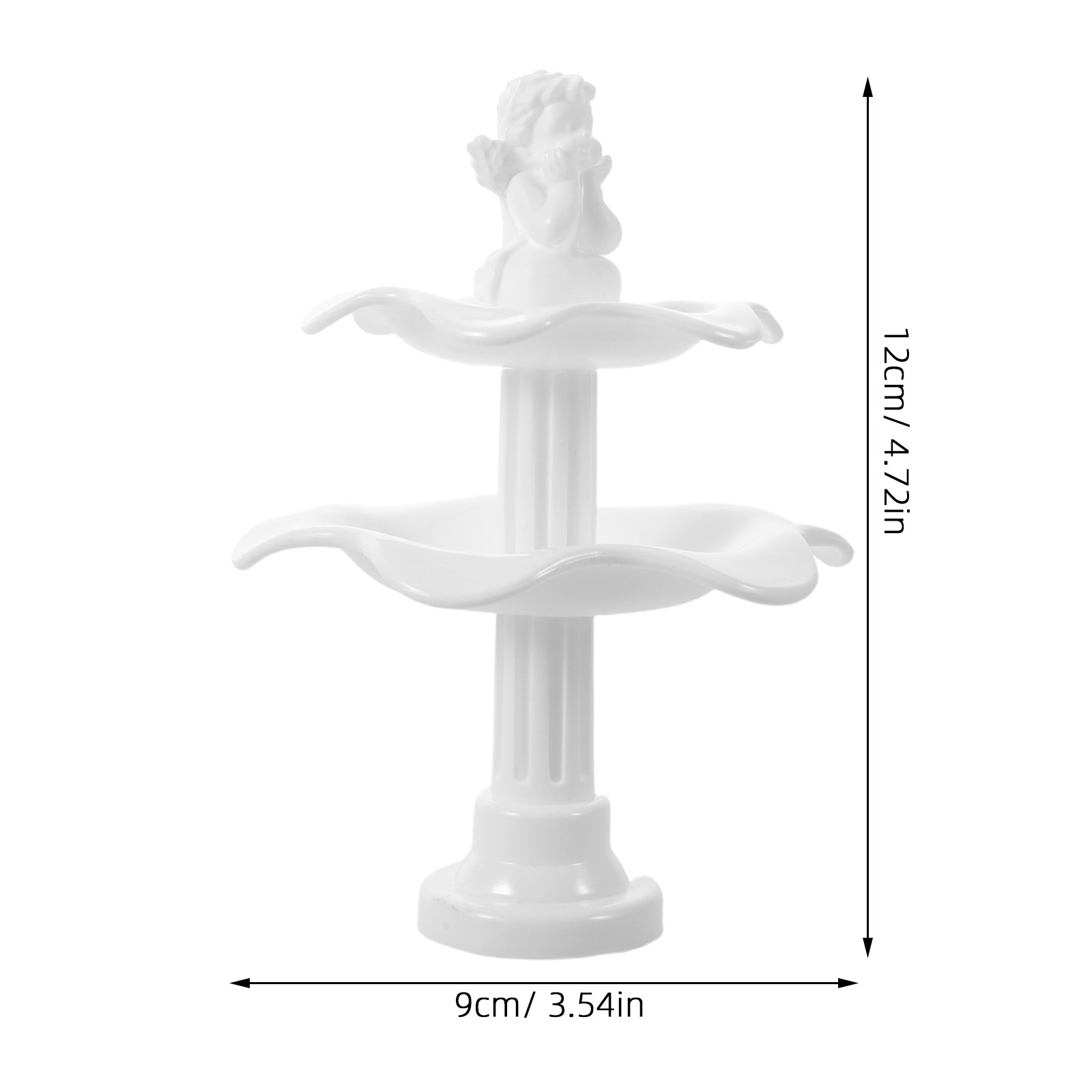 2Pcs Two-Tier Plastic Miniatur - Bonsai Garden Landscape Design recension och pris