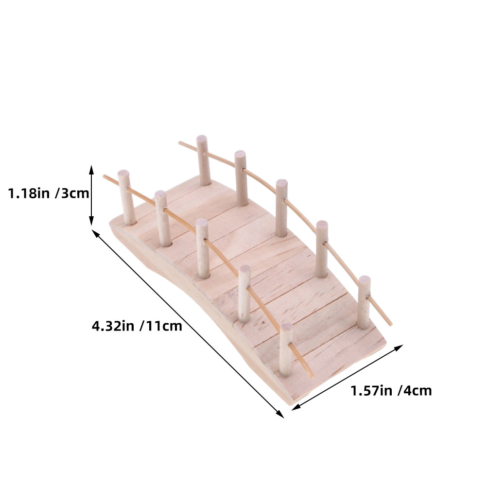 2Pcs Mini Arch Bridge Vintage  - Bonsai Garden Landscape Design recension och pris