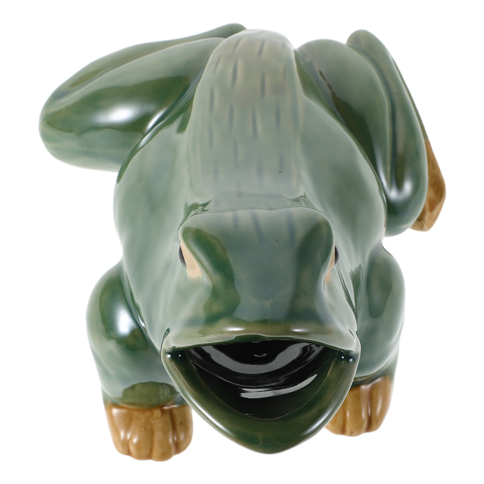 Ceramic Frog Statue Realistic  - Bonsai Garden Landscape Design recension och pris